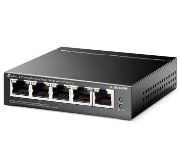 TP-Link 5p TL-SG105PE (5x10/100/1000Mbit, 4xPoE+) - 623790 - zdjęcie 2